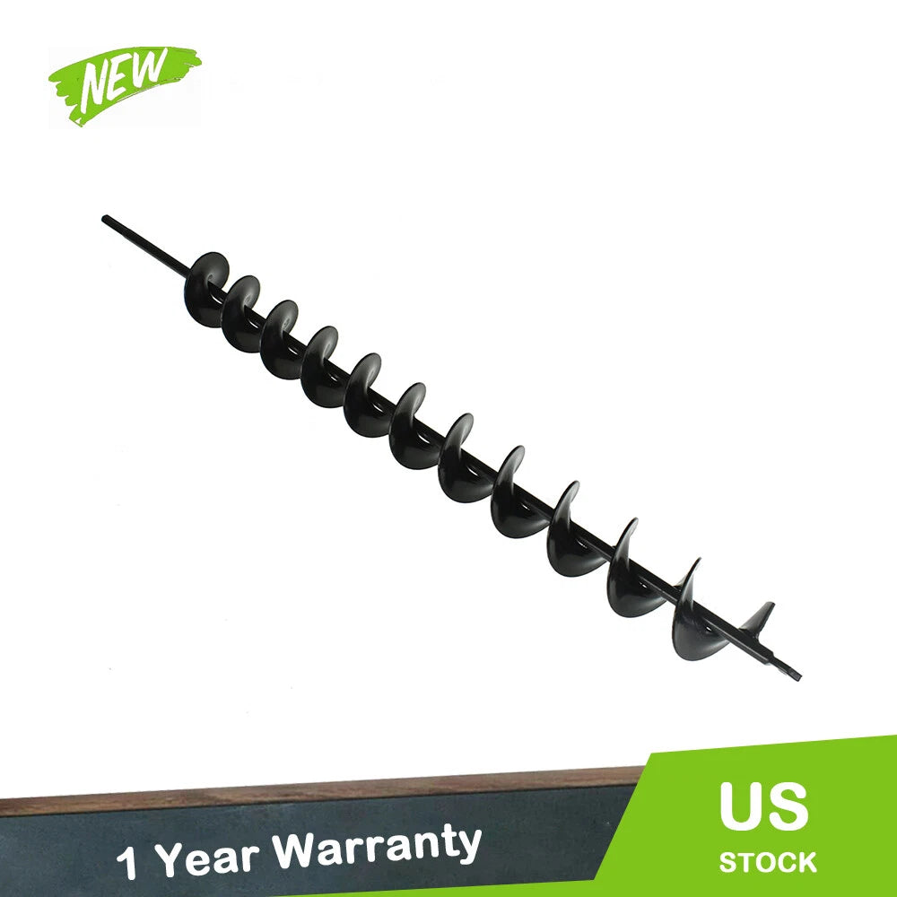 2" x 24" Garden Bulb Auger for 3/8in Hex Drive Drill