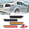 Set of 4 Smoked LED Side Marker Lights for Acura TL (2004–2008)