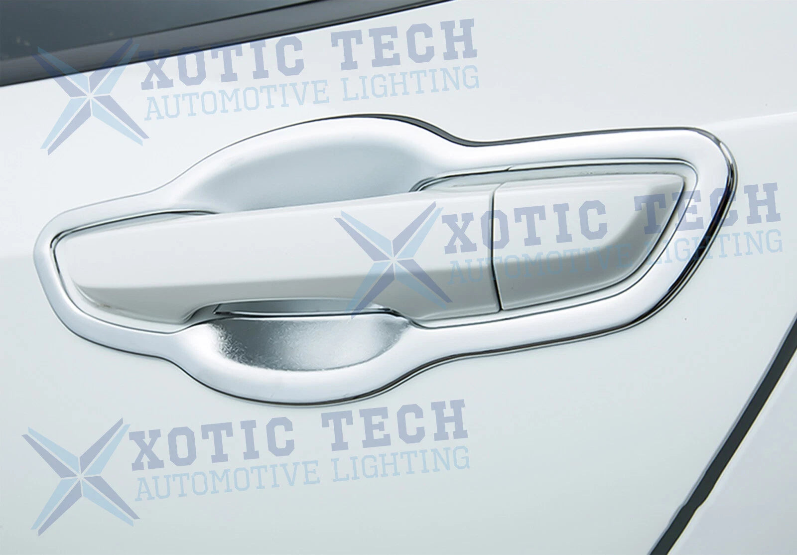 Chrome Exterior Door Handle and Bowl Frame Cover for Honda Civic (2016-2021)