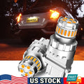 2X 3157 3156 Amber LED Turn Signal Parking Light Bulb for AUXITO