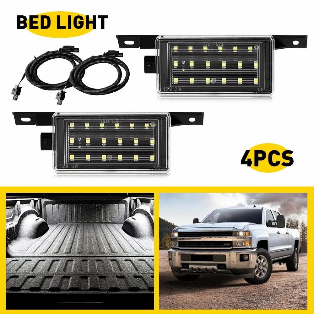 LED Bed Lighting Kit Wiring Harness for Chevrolet Silverado 1500 2500 (2016–2019)