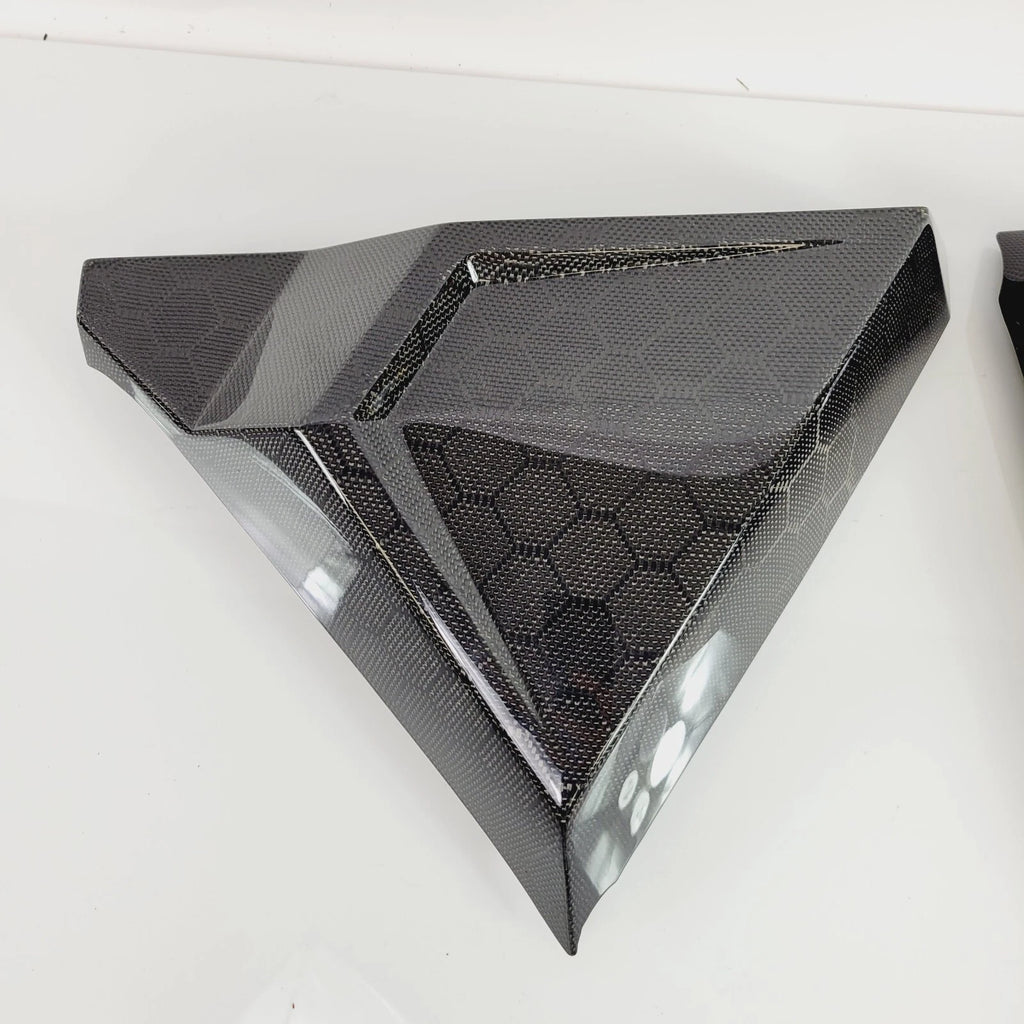 Carbon Side Covers for Harley Touring (2014–2023) FXR Style HoneyComb