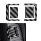 4x Carbon Fiber Rear Seat Adjustment Panel Cover for Toyota Tundra (14-21)