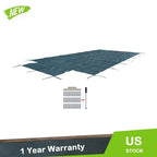 Inground Pool Cover Safety for Rectangle Swimming Pool (Fits Various Sizes)