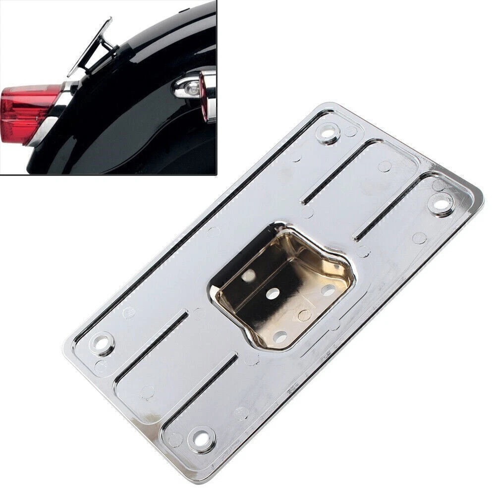 License Plate Frame Mount for Harley Big Twins Sportster Dyna Softail