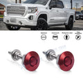 Red Hood Latch Push Button Quick Release Fasteners for GMC (2001–2021)