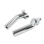 6" CNC Pullback Handlebar Risers Chrome for Harley Dyna Softail Sportster