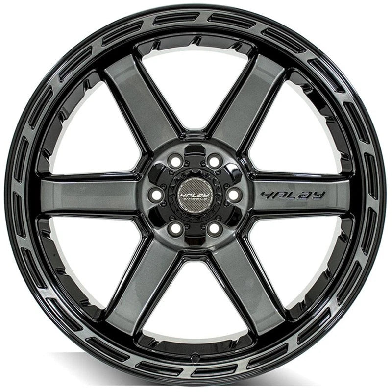 22 Inch Gloss Black Wheel with Brushed Face for Toyota Sequoia (2001–2007)