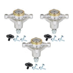 Set of 3 Spindles for Hustler Raptor Limited 36 42 52 Inch Deck