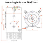 Electric Hydraulic Motor for Skyjack SJIII 3220 3226 (24V 3kW) (1998–2006)