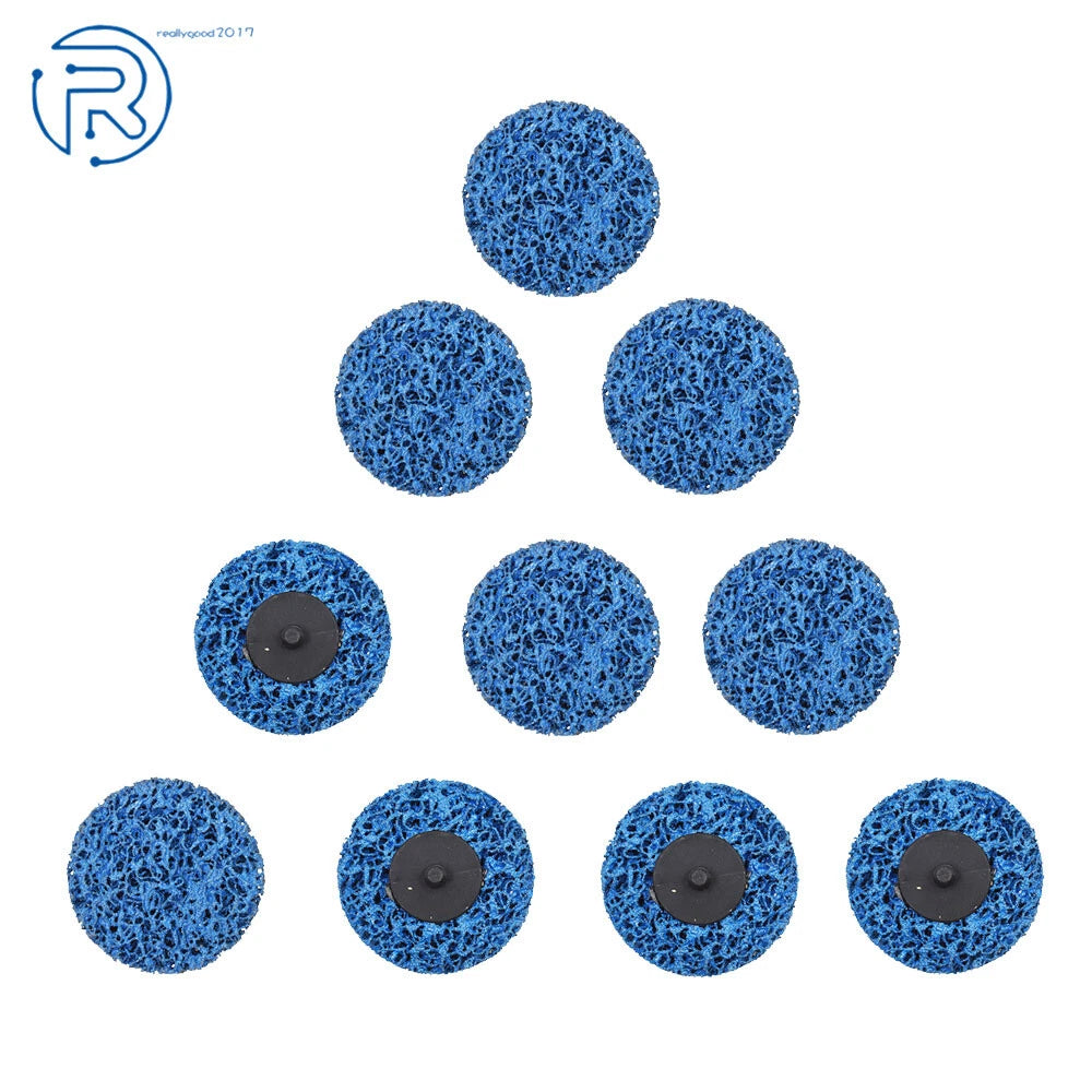Set of 10 Quick Change Easy Strip & Clean Discs for Paint Rust