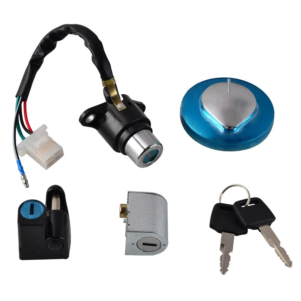 Ignition Switch Lock Fuel Cap Key Set for Honda CMX250 Rebel (1987–2015)