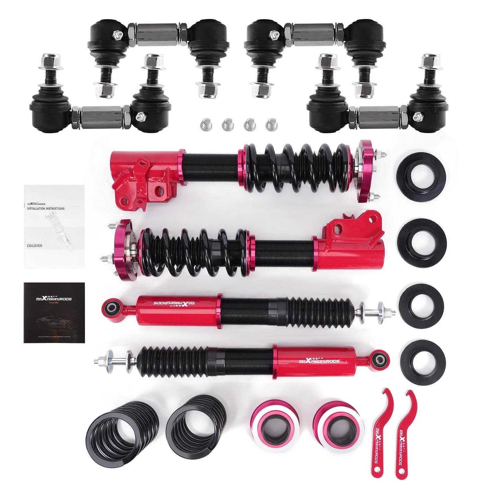 Coilovers Suspension Kit & Sway Bar End Links for Honda Civic/Acura CSX (2006–2011)