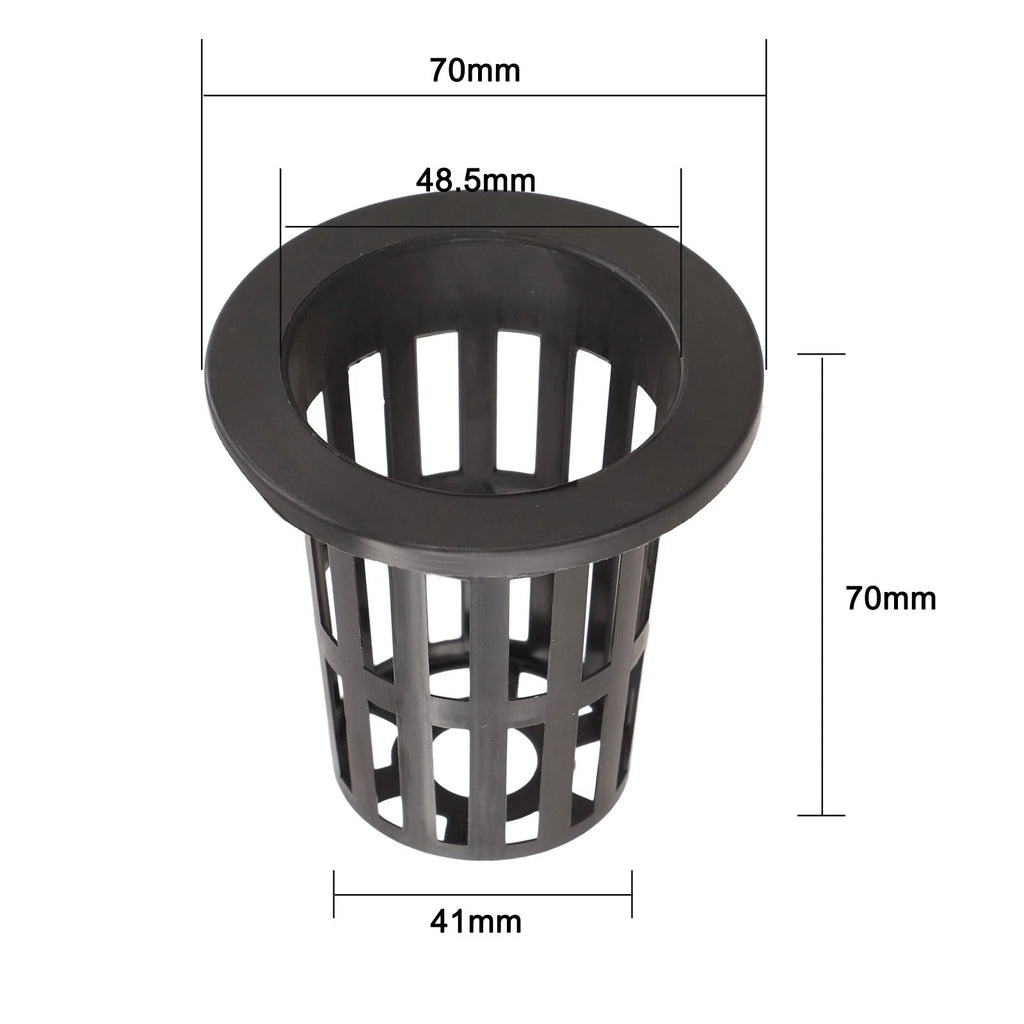 25Pcs Mesh Net Cup Basket for Aeroponic Plant Grow