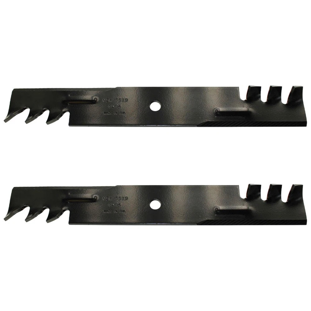 2X Toothed Mower Blades for Dixon (Replaces 10715)