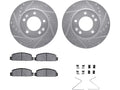 Front Brake Pad and Rotor Kit for Mazda RX7 (1989–1991) ZR336NZ