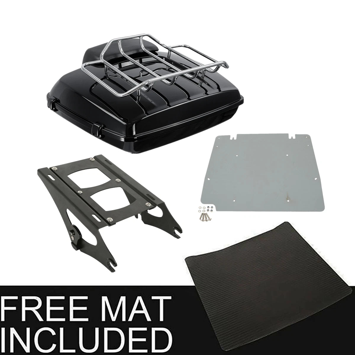 Razor Trunk Backrest Mount Rack Base Plate for Harley Electra Glide (2014–2025)