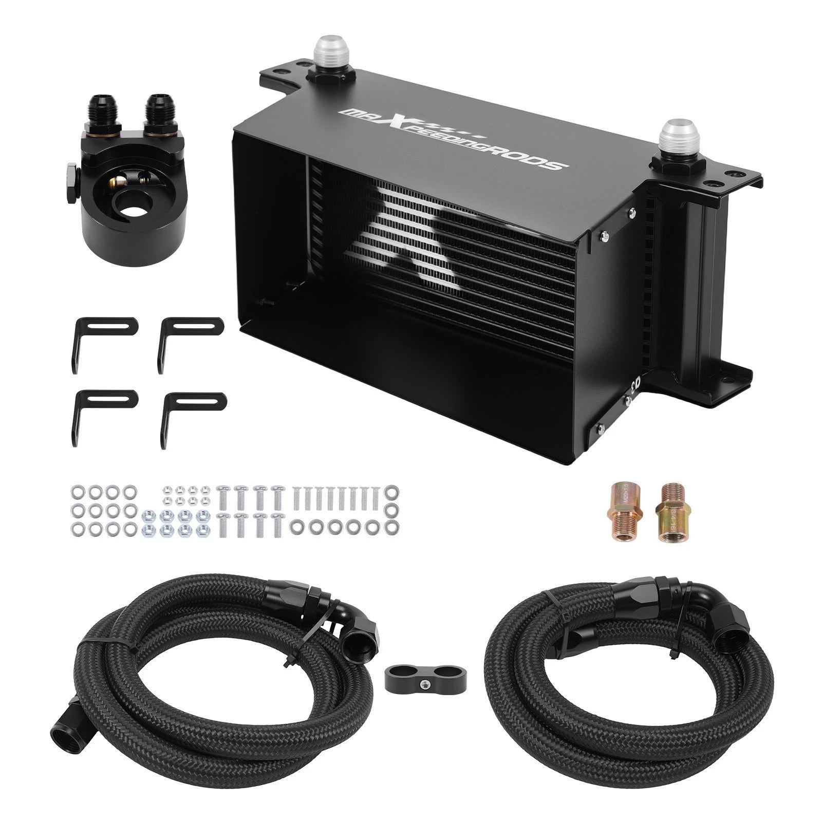 10AN Oil Cooler 16 Row Aluminum for Universal Applications