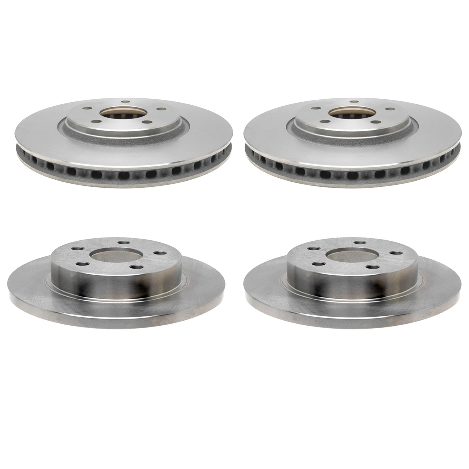 ACDelco Silver Brake Kit Disc Rotors Set of 2 for Cobalt Malibu (2005–2010)