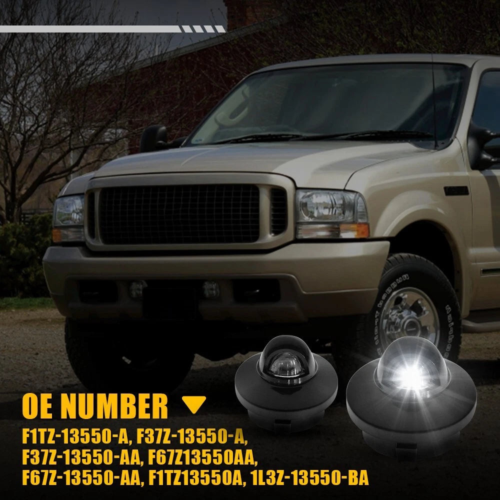 Rear Bumper License Plate Light Lens for Ford Truck SUV