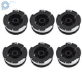 6 Pack String Trimmer Spools for Black+Decker GH900 (Year Range)
