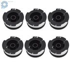 6 Pack String Trimmer Spools for Black+Decker GH900 (Year Range)