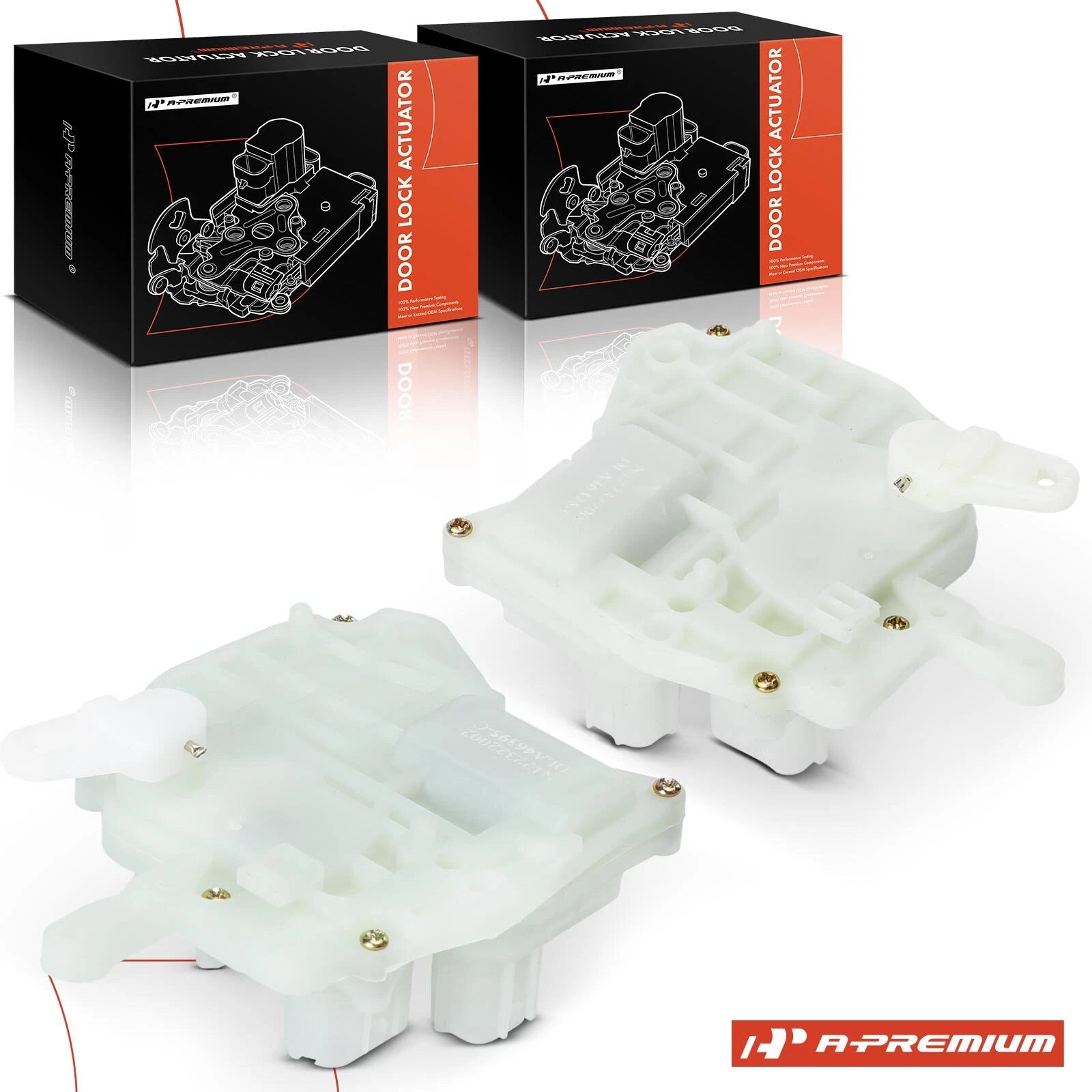 2X Rear Door Lock Actuator for Honda Accord (1999–2002)