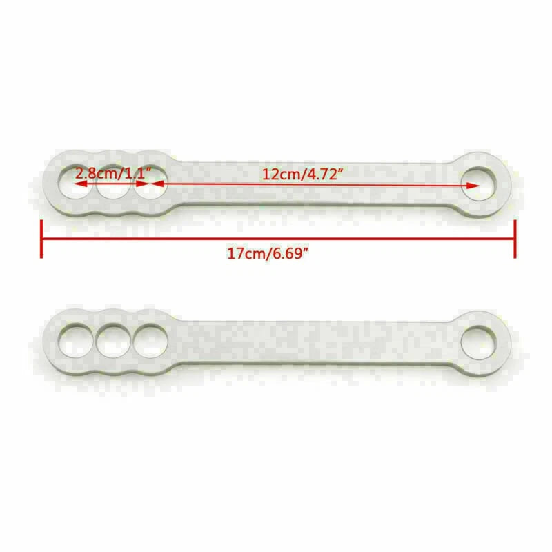 Lowering Links for Suzuki GSXR 1300 (1999–2011) Chrome N3