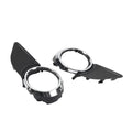 Front Fog Light Bezel Cover  Black/Chrome for Toyota Sienna (2011-2017)