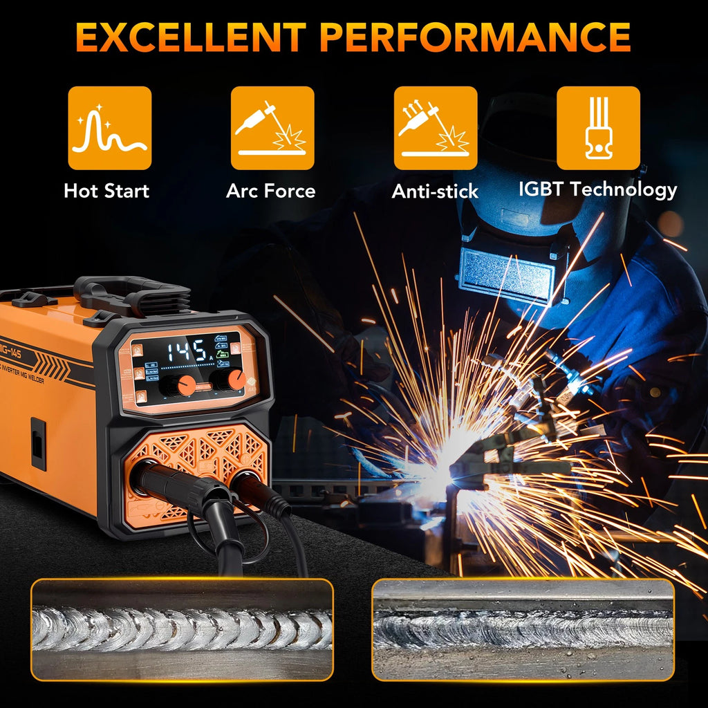 Welding Machine for MIG Stick Lift TIG Welder 110V (145Amp)