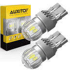 Set of 2 Auxito 7443 7444 LED Back Up Reverse Light Bulbs 6000K