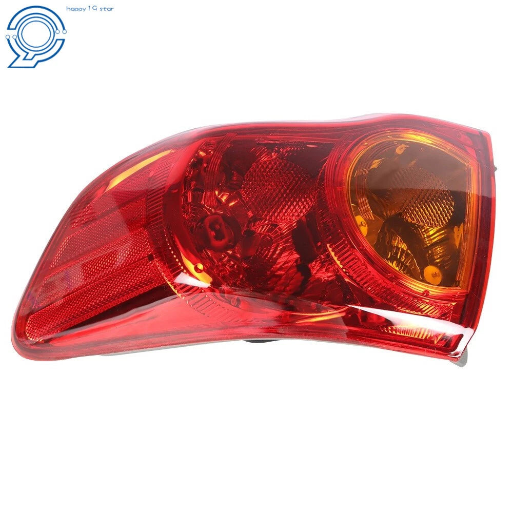 Set of 2 Outer Tail Light Assemblies for Toyota Corolla (2009-2010)
