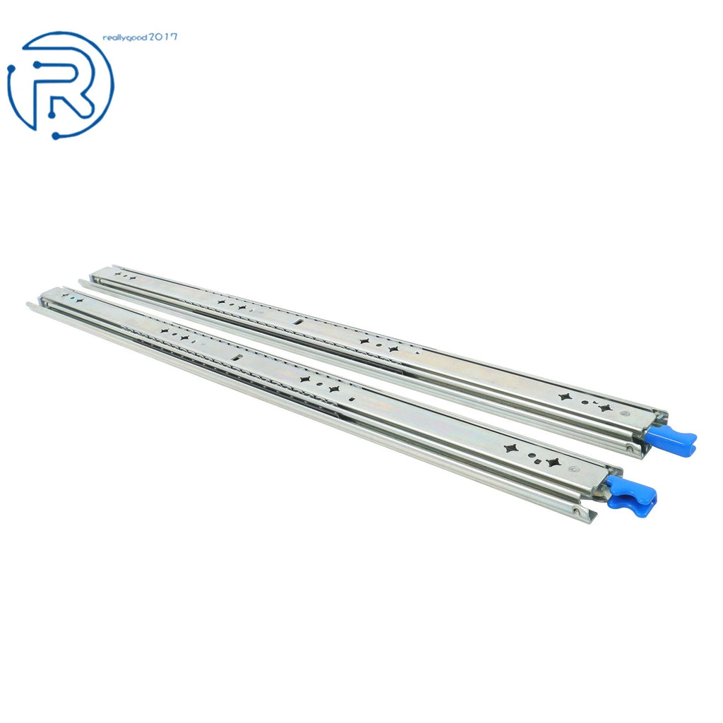 1 Pair Heavy Duty Drawer Slides for Universal Applications (28 Inch, 250 Lbs)