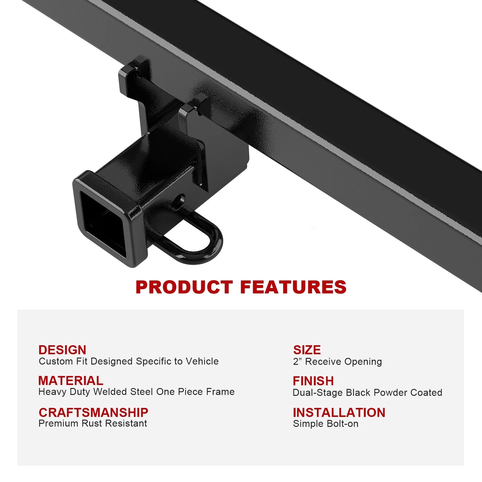 2 Inch Trailer Hitch Receiver for Mazda CX-5 (2013-2025)