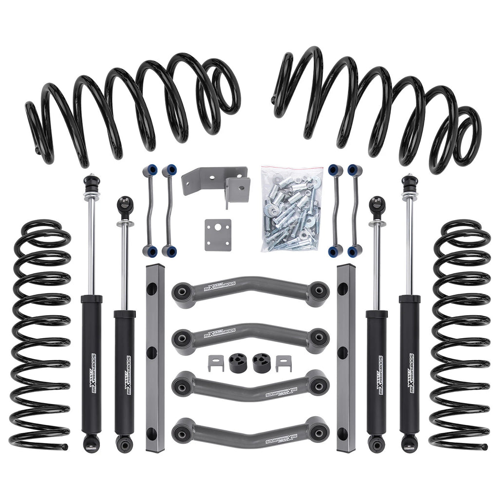 4" Lift Kit with Shocks for Jeep Wrangler TJ (2003-2006)
