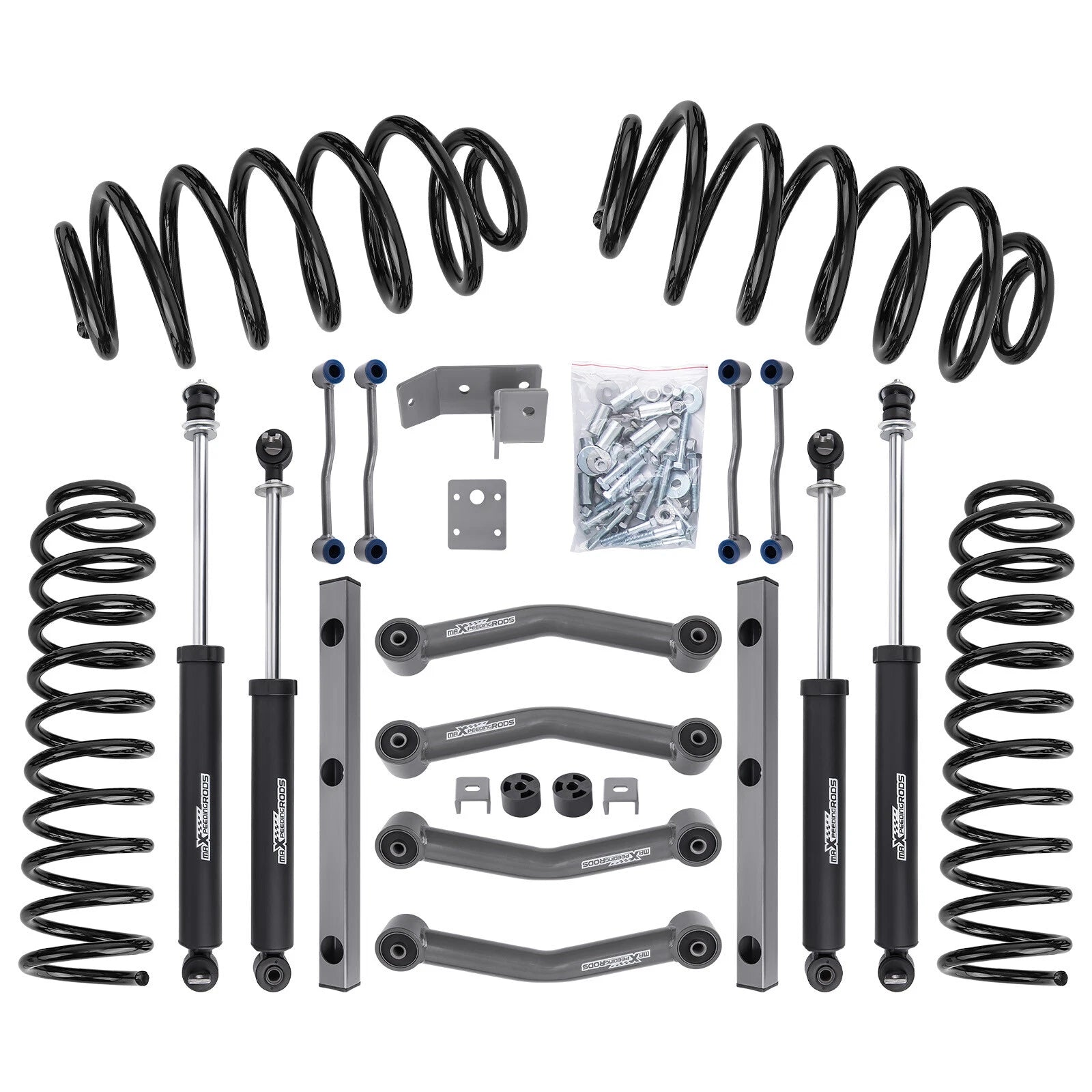 4" Lift Kit with Shocks for Jeep Wrangler TJ (2003-2006)