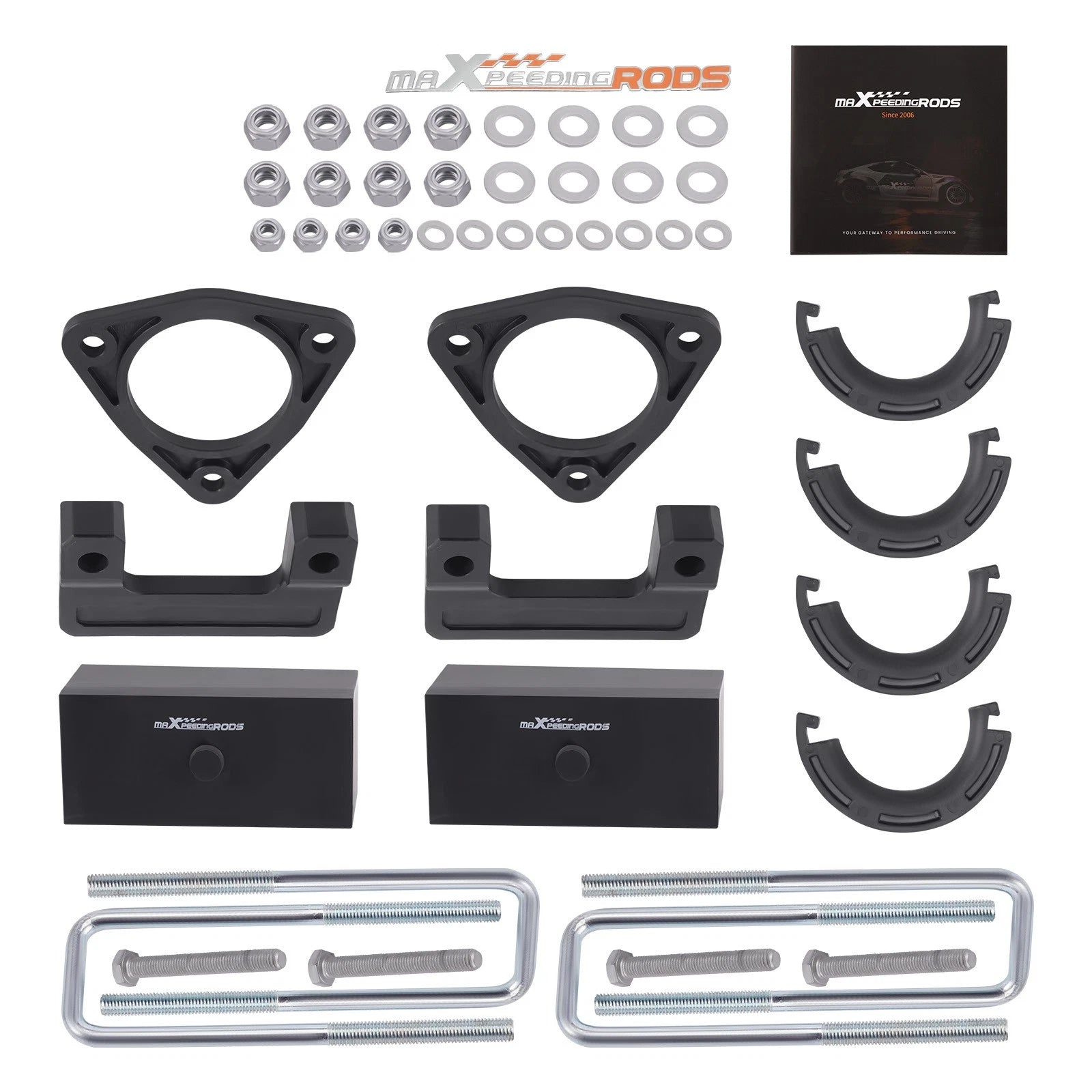 2.5" Front Lift Spacer Level Kit for GMC Sierra/Silverado 1500 (2007–2018)