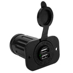 Double USB Socket for Five Oceans (12V/24V) FO3656