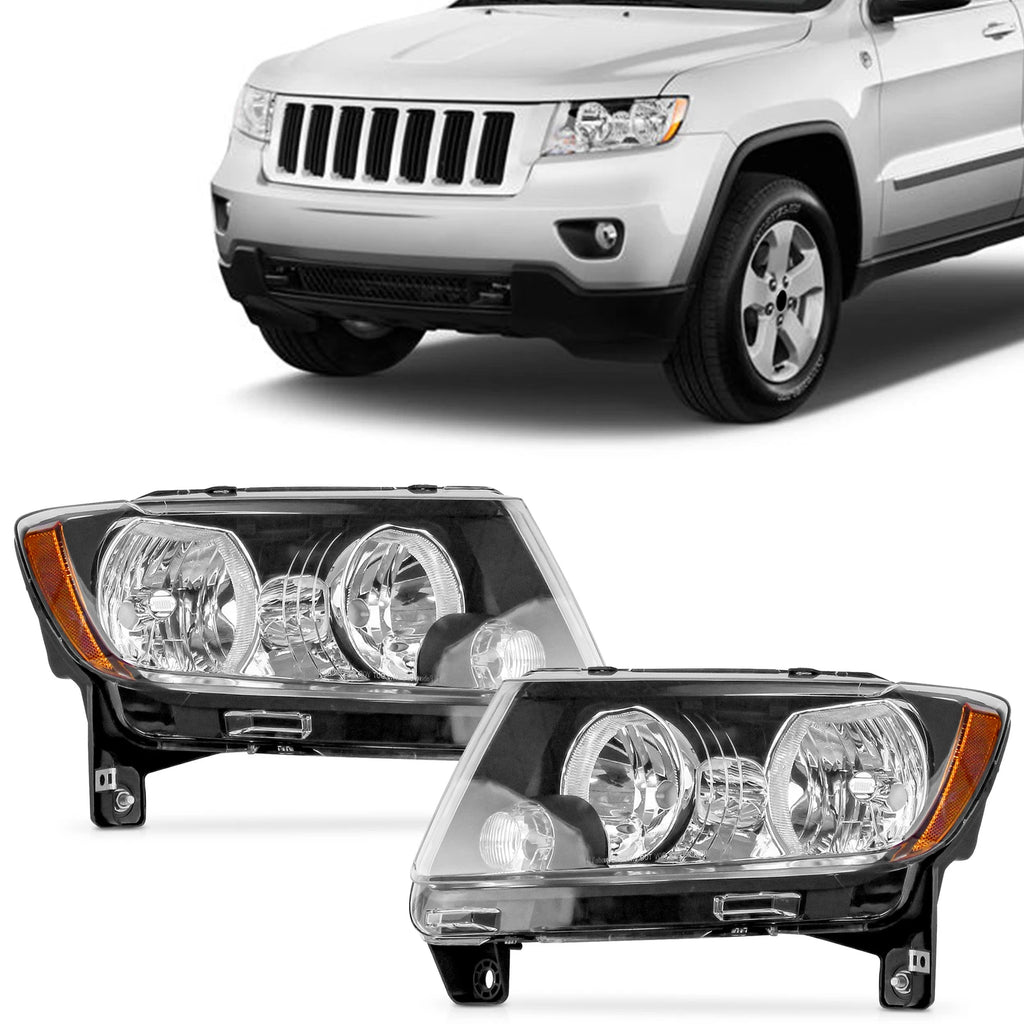 Pair Headlights for Jeep Grand Cherokee (2011–2013)