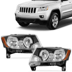 Pair Headlights for Jeep Grand Cherokee (2011–2013)