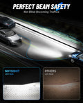 2X CANBUS 9006 LED Headlight Bulbs Kit for Low Beam (36000LM, 6500K)