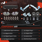 Tailgate Hardware Rebuild Kit for Toyota Tacoma (2009-2015)
