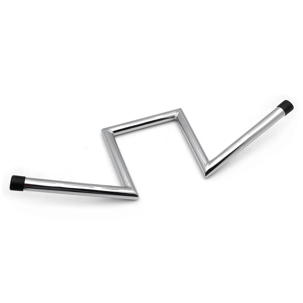 Chrome Z Bar 6" Rise Handlebars for Harley Softail Dyna Sportster