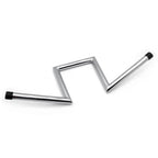 Chrome Z Bar 6" Rise Handlebars for Harley Softail Dyna Sportster