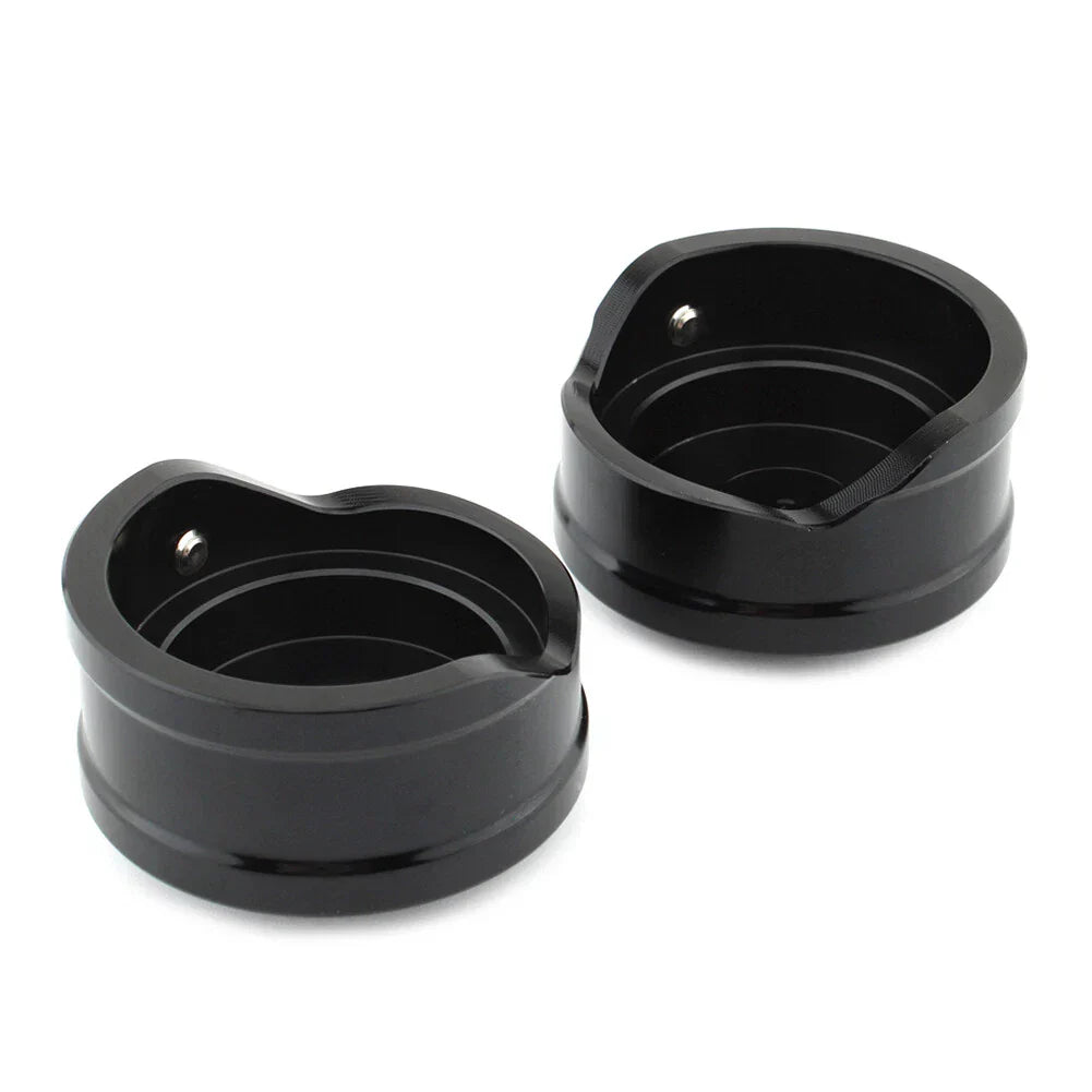 Black Upper Fork Stem Nut Cover for Harley Softail Breakout FXBR FXBRS (18-23)