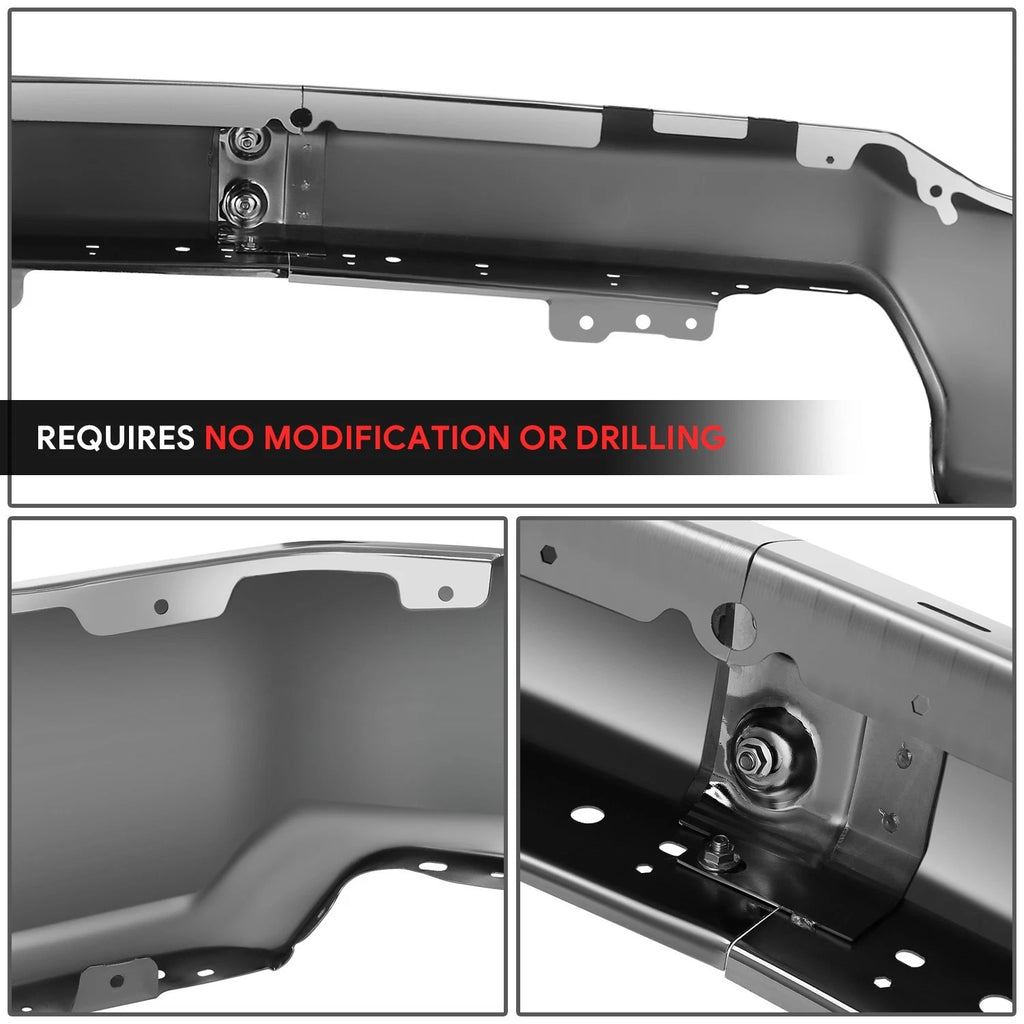 Chrome Front Bumper Face Bar for Silverado 2500 3500 HD (2020–2023)