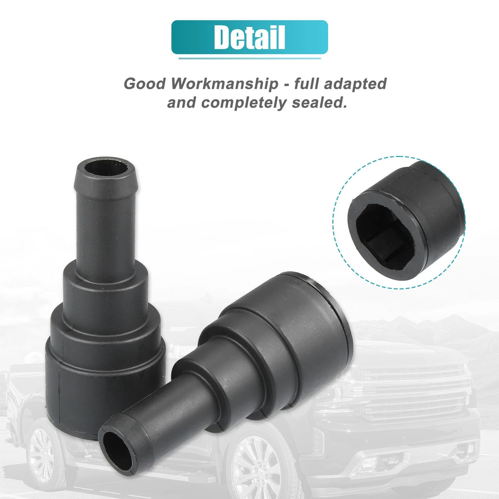 2X Coolant Connector Hose 15032062 for Chevrolet Silverado 3500 (2001–2006)