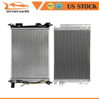 Radiator and AC Condenser for Hyundai Accent, Kia Rio (2012–2017)