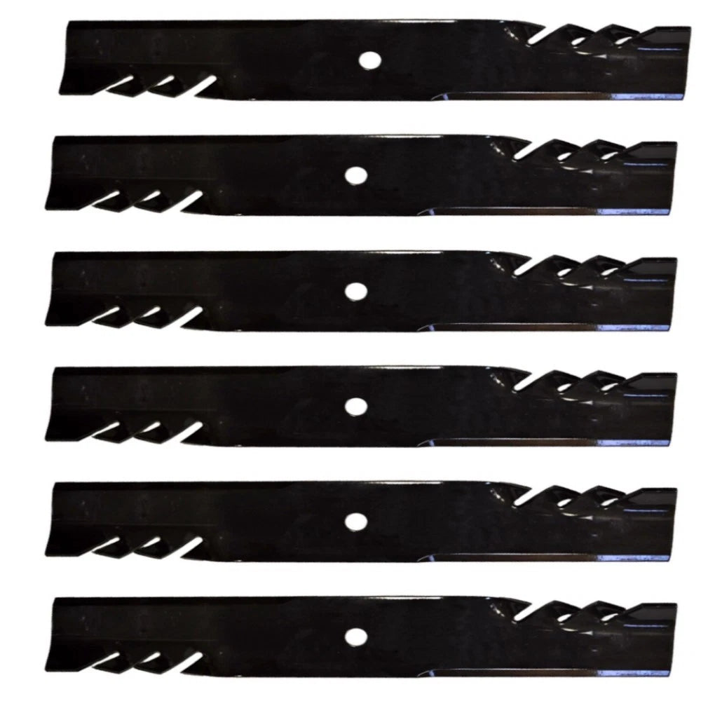 6PK Blades for Exmark 52" Deck (Fits 48108, 482462, 481707)