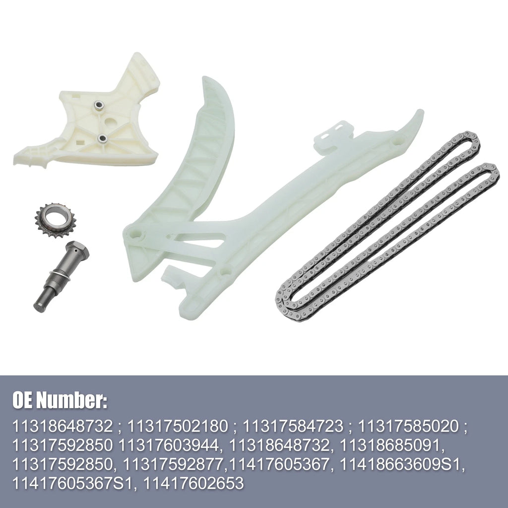 Engine Timing Chain Kit for BMW X1 X3 X4 X5 N20 N26 (2012–2019) 11318648732 718844625661